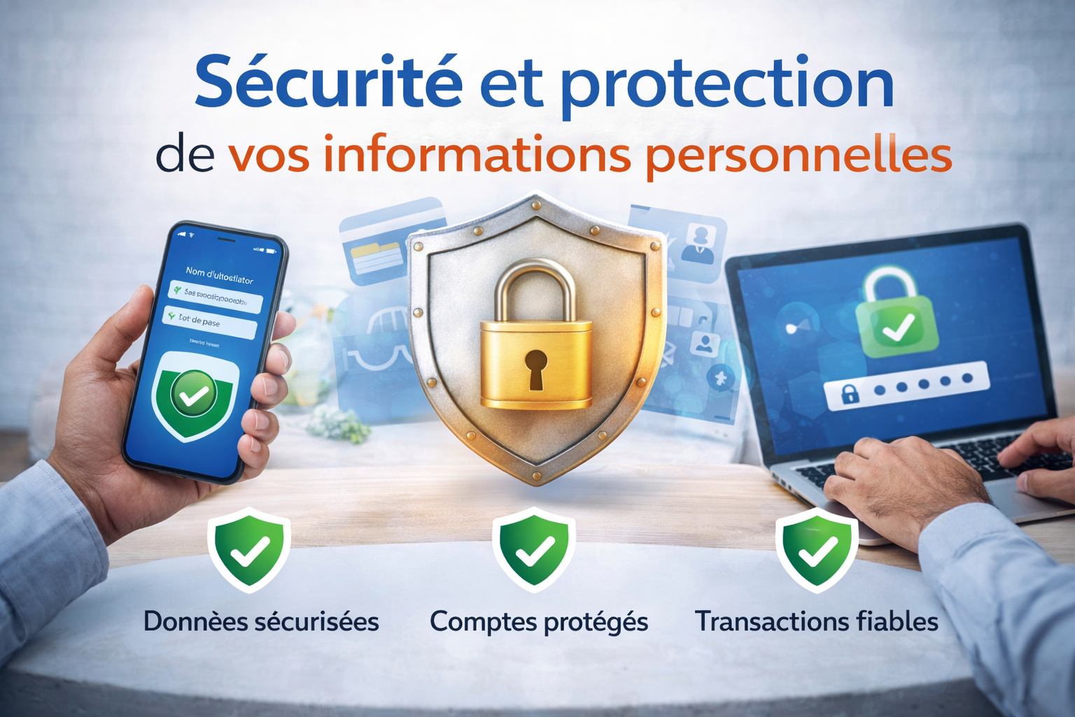 Sécurité et protection de vos informations personnelles